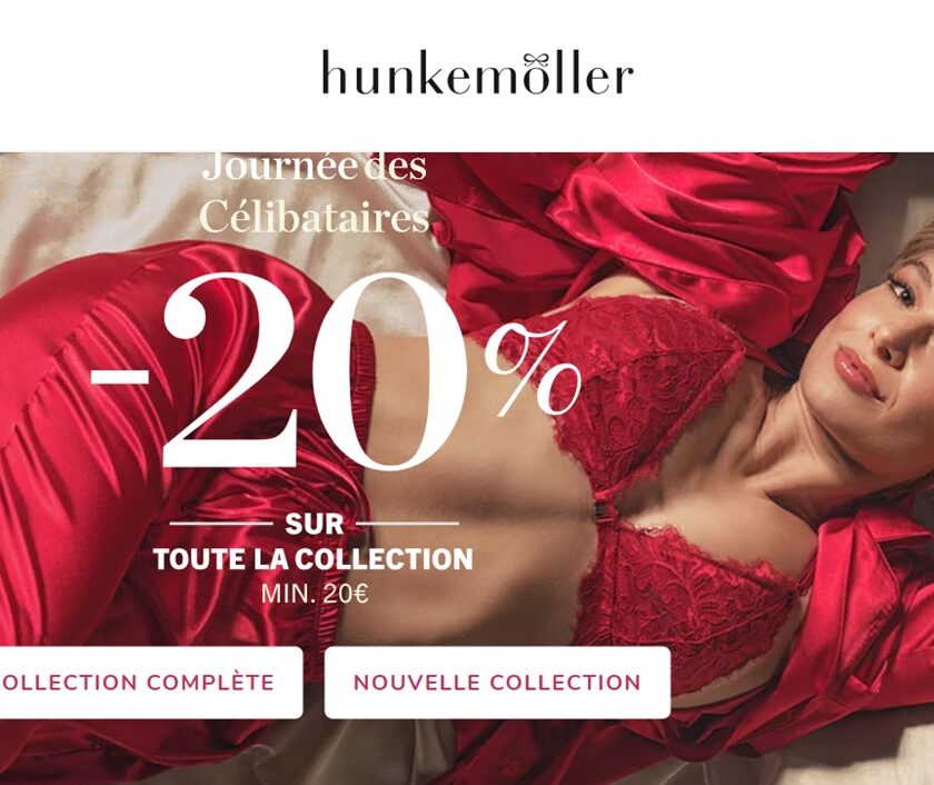 jours des célibataires hunkemöller