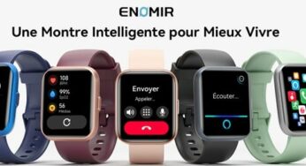 Montre connectée ENOMIR : 20,99€ seulement pour la version noire, bleu, rose, banc, gris