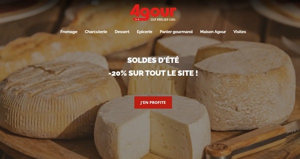 20% de remise sur tous les produits basques Agour (jambon, fromage…)