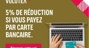 5% de remise sur le prix total de votre réservation Volotea si vous payez par carte (durée limitée)