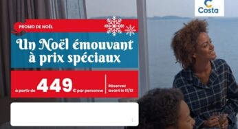 Promotion Costa Croisières de Noël : croisière dès seulement 449€