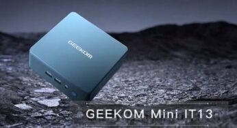 599€ mini PC GEEKOM IT13 avec processeur Intel i7-13700H (RAM 32Go, SSD 1To, Windows 11 Pro)