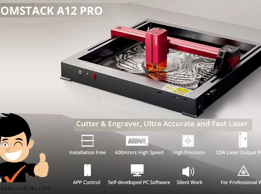 vente flash graveur laser atomstack a12 pro 12w