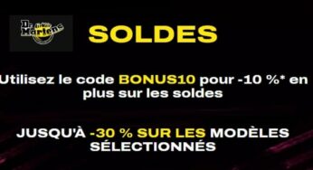 10 % de remise en plus sur les soldes Dr Martens pour les derniers jours