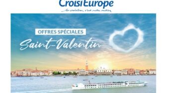 Offre Saint Valentin CroisiEurope 💝 50% de remise sur la seconde personne