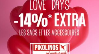 Saint Valentin Pikolinos 💞 14% de remises supplémentaires sur des sacs et accessoires déjà en promotion