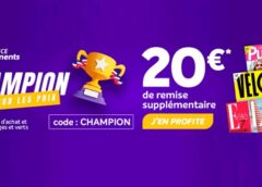 Champion sur les prix 🥇 20€ de remise supplémentaire sur votre nouvel abonnement magazine🥇