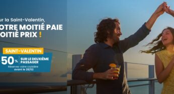 Offre spéciale Costa Croisières -50% sur la deuxième personne