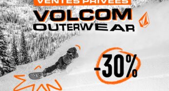 30% de remise sur vos achats Volcom collection Snow 2024-25 (code promo)