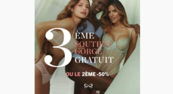 Le deuxième soutien-gorge Hunkemöller à -50% ou le troisième gratuit