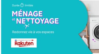 Offre Ménage et Nettoyage sur Rakuten = remise de 15€  dès 119€ ou 30€ dès 299€