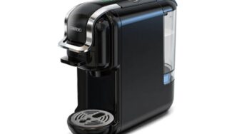 82,99€ machine multifonction à capsule HiBREW H2B 5 en 1 (compatible Nespresso, Dolce Gusto, K-Cup, café moulu, froid & chaud)