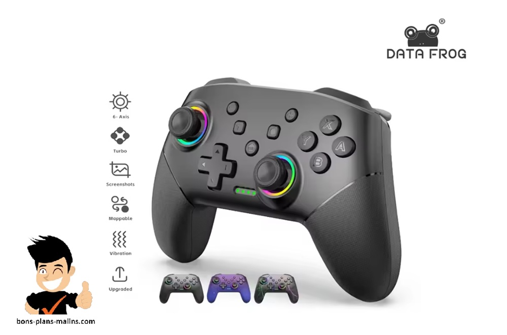 manette sans fil pour nintendo switch data frog en vente flash