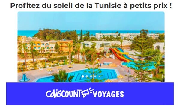 profitez du soleil de la tunisie à petits prix
