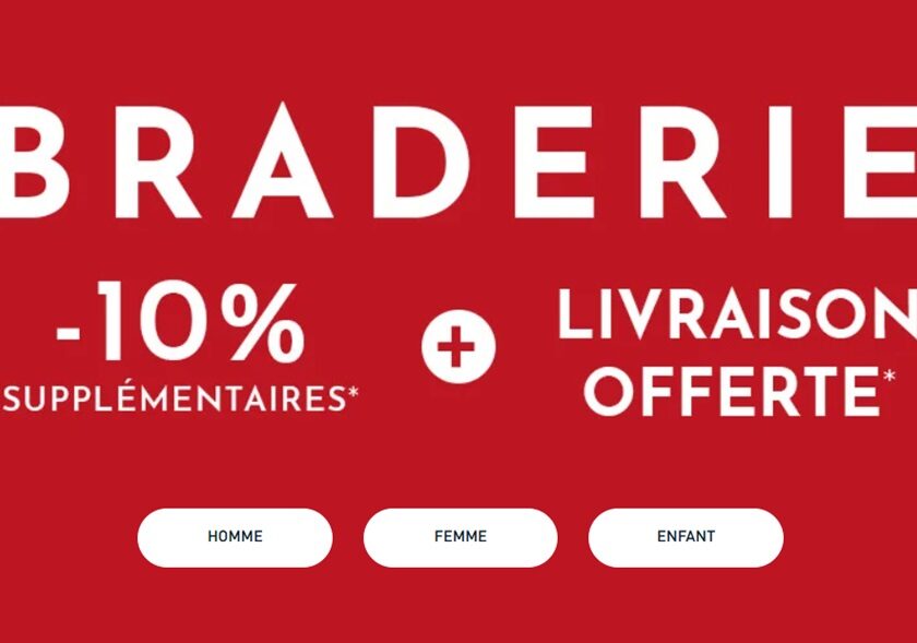 La Braderie Armor Lux : -10% supplémentaires + livraison gratuite