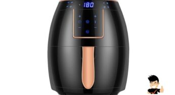 Vente flash 42,77€ friteuse sans huile XL 5,5L avec écran tactile LCD 1300W port inclus