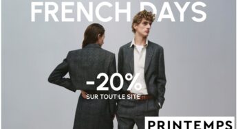 French Days Le Printemps : 20% de remise sur tout le site