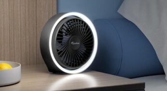 Petit ventilateur rechargeable avec LED Diveblues moitié prix (soit 11,99€)