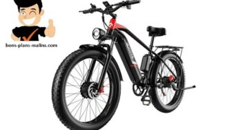 1199€ vélo électrique avec pneus larges 26 pouces DUOTTS F26 (double moteur 750W, 55Km/h…)