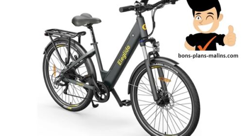 vélo électrique de ville eleglide t1 step thru en vente flash