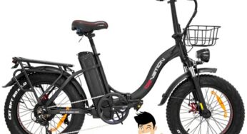 Vélo électrique pliable pneus larges DrVetion CT20 en promotion 872,03€ (750W, 45km/h)