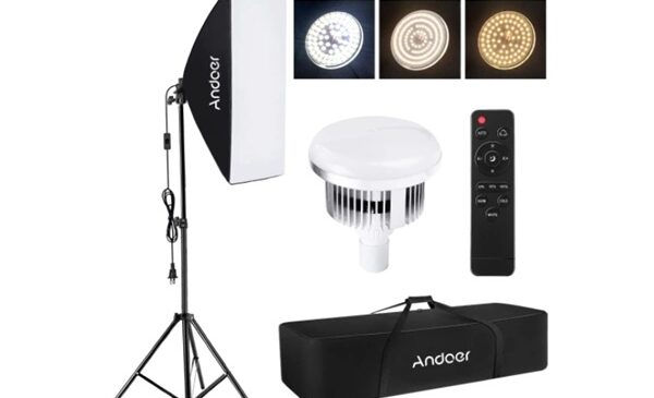 Vente flash Studio Kit d'éclairage pour photographie Andoer