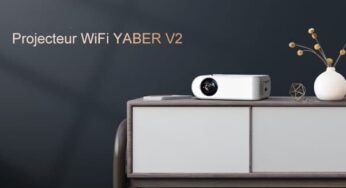 Vidéoprojecteur portable WiFi YABER V2 au petit prix de 59,99€