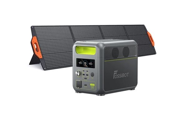 Énergie portable et durable pack fossibot f1200 + panneau solaire