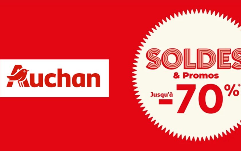 lancement des soldes auchan