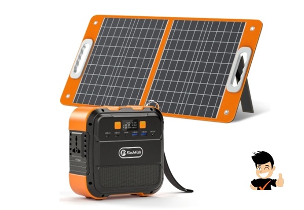 pack station énergie portable Flashfish A101 + panneau solaire TSP18V60W 