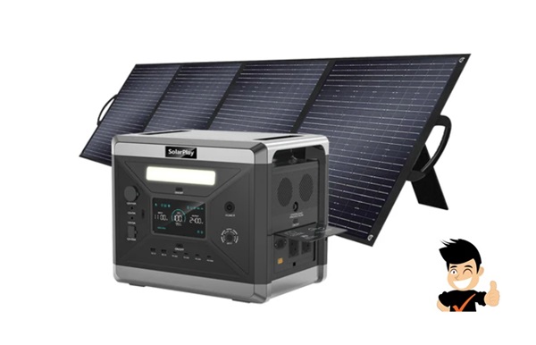 Promotion pack station d’alimentation portable SolarPlay Q2501 + panneau solaire 200W