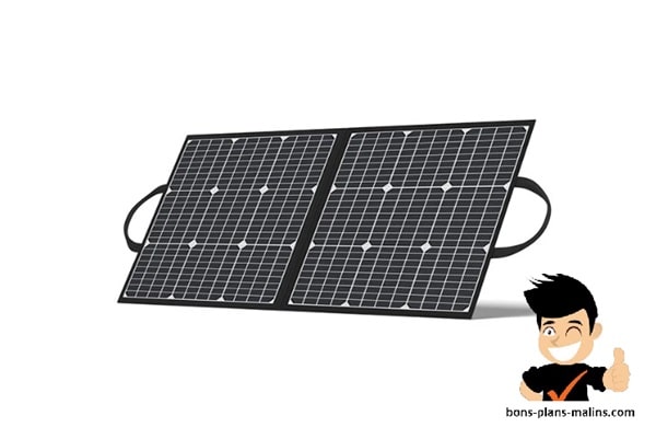Promotion panneau solaire portable Flashfish SP100