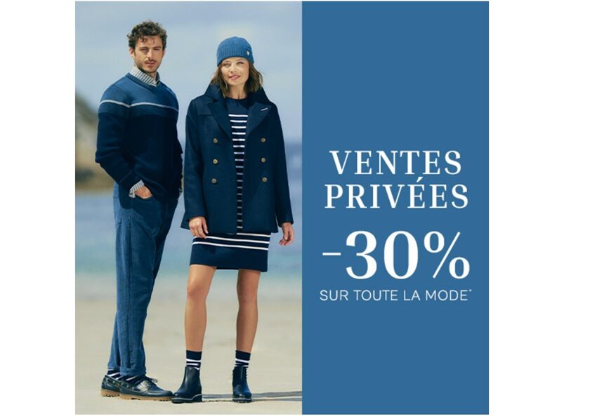 vente privée de pré soldes armor lux