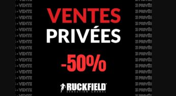 Vente privée Ruckfield Sébastien Chabal de pré soldes : -50% sur l’ancienne collection