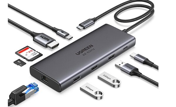 Hub USB-C 9 en 1 UGREEN Revodok Pro en promotion