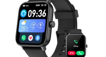 Vente flash à 20,99€ : montre connectée Woneligo W19 1,8 pouces avec appel Bluetooth