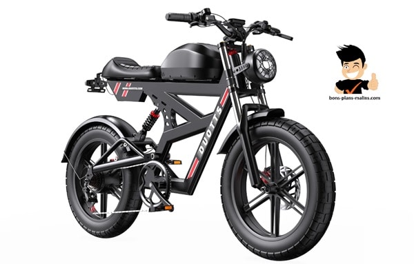 Promotion vélo électrique au design vintage DUOTTS F20