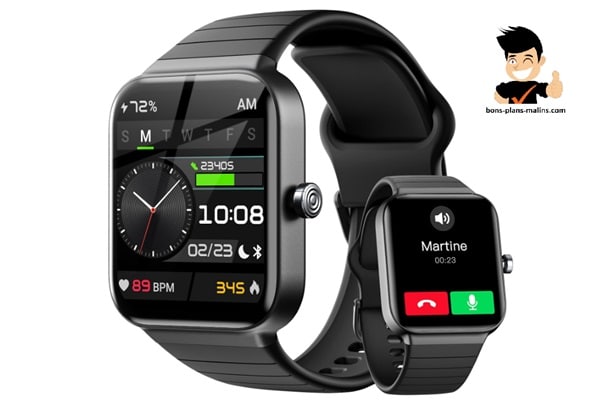 smartwatch étanche 1,8 pouce fitpolo en vente flash