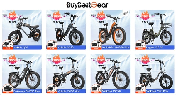 vente flash buybestgear vélo électrique au meilleur prix