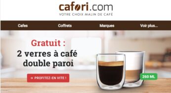 30€ de commande de café sur Cafori (Cafebonmarche) = 2 verres à double paroi de 260 ml offerts ☕️