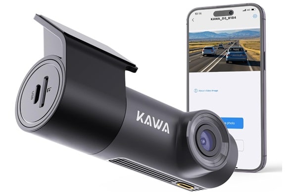 50% de remise sur la Dashcam KAWA D5