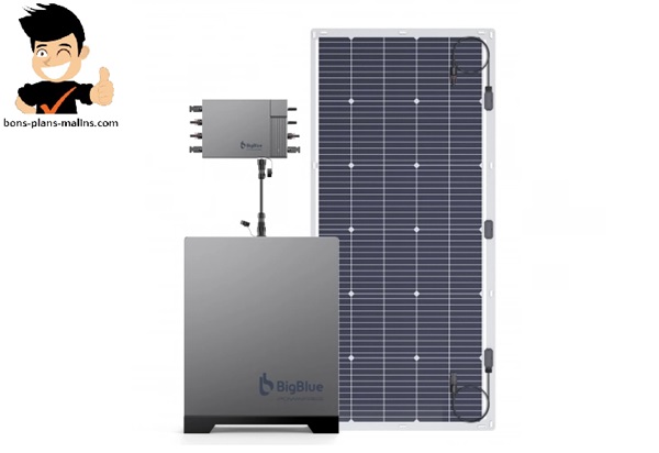 BigBlue POWAFREE H1 + panneau solaire 100W : énergie solaire pour votre balcon à 999 €