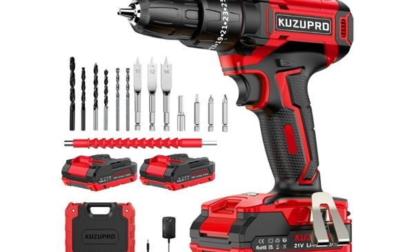 Coffret perceuse visseuse sans fil KUZUPRO 21V : une promo imbattable à 43,97 € (-45%) ! 🛠️🔋