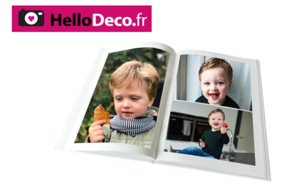 Créez votre livre photo personnalisé chez Hellodeco avec 65% de réduction