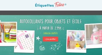 Économisez sur vos étiquettes d’école avec les codes promo d’Étiquettes-Folies