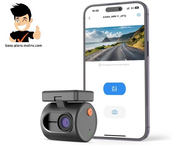 Offre spéciale obtenez la dashcam KAWA MINI 3 à moitié prix 