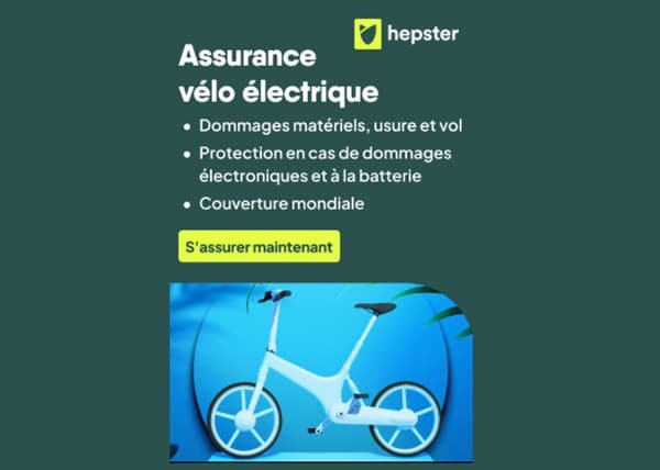 Roulez protégé, roulez malin remise sur votre assurance vélo électrique hepster