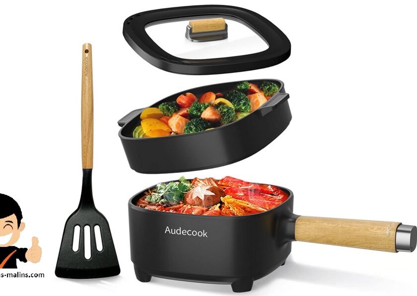 Multifonction et compacte : la poêle électrique Audecook 2L est en promo