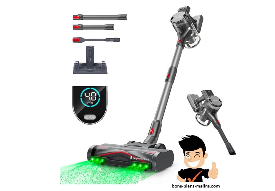 Promotion aspirateur sans fil Maircle S3-MATE B avec station de charge