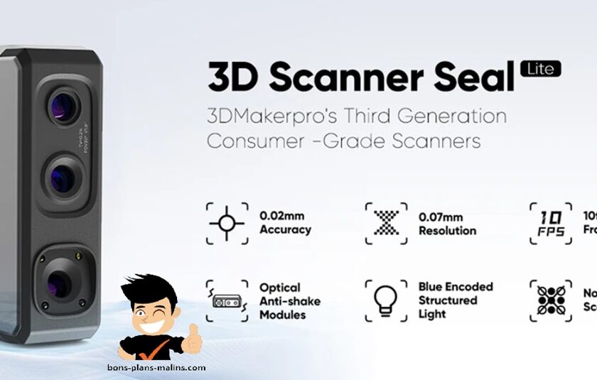 Promotion du scanner 3D Seal Lite 3DMakerpro